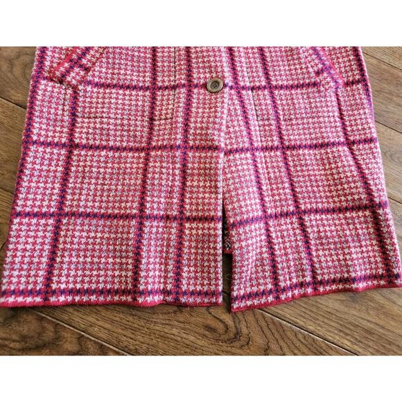 Anthropologie by Aldomartins SWEATER COAT Wool Alpaca Blend Size 12 Herringbone - Picture 2 of 11